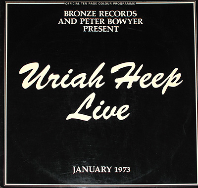 URIAH HEEP - Live 1973 (Germany) album front cover vinyl record